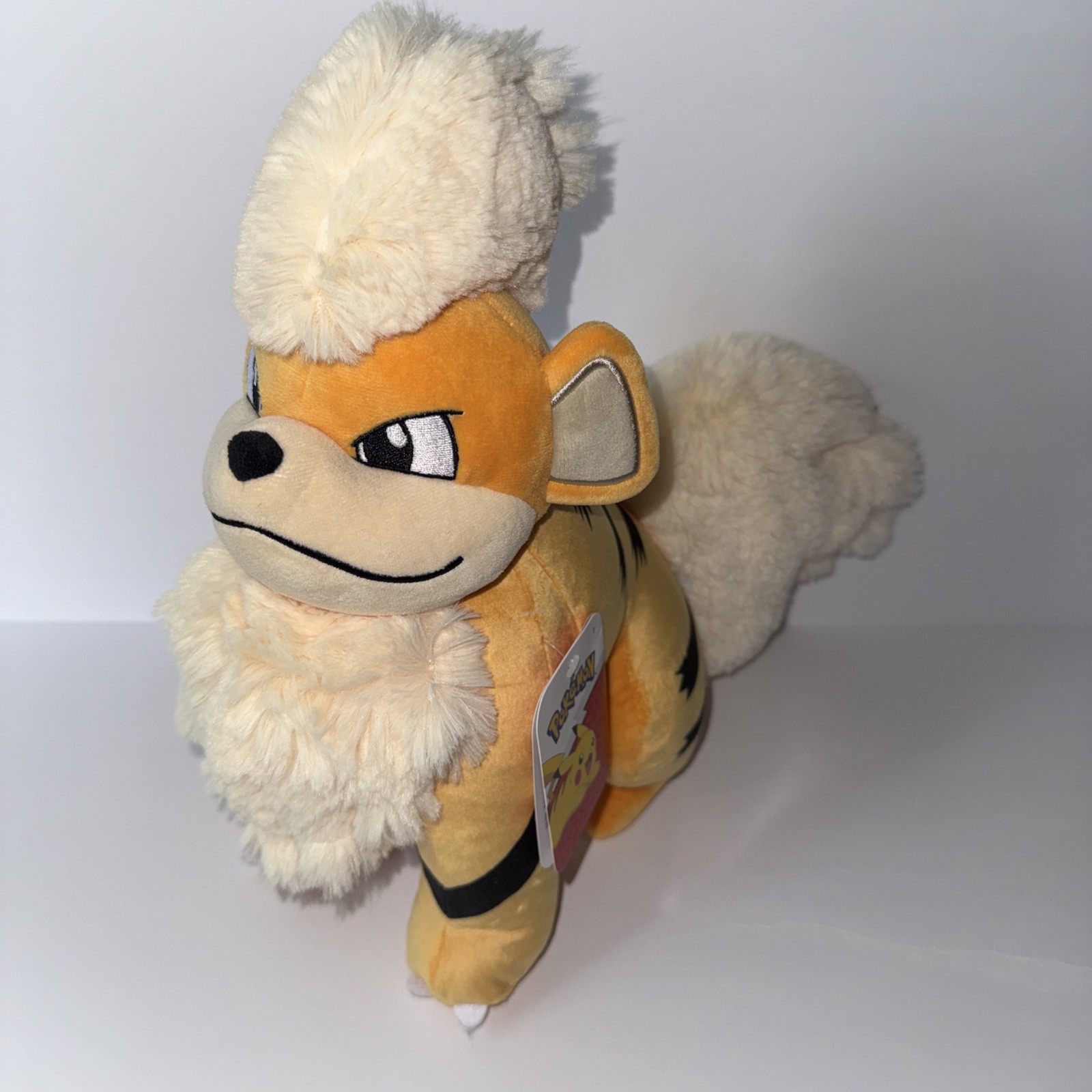 Growlithe 12-Inch Plush New-Officially Licensed Pokemon Plush By Jazwares NWT