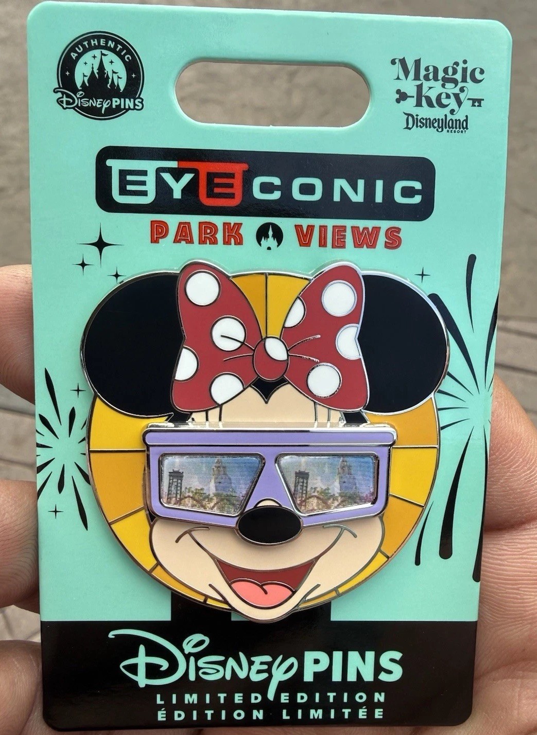 Disney Eyeconic Park Views Minnie Mouse Magic Key Holder Pin LE 3000 2026 Disney Eyeconic Park Views Minnie Mouse Magic Key Holder Pin LE 3000 2026