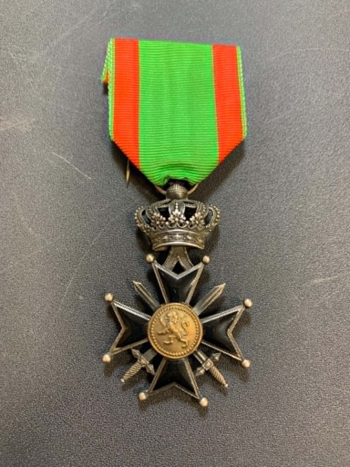 Original Kingdom of Belgium Millitary Cross Medal