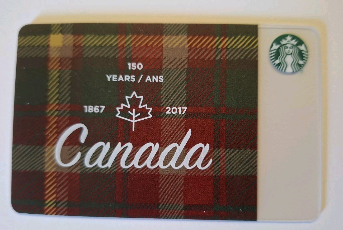 STARBUCKS 🇨🇦 CARD 2017 
