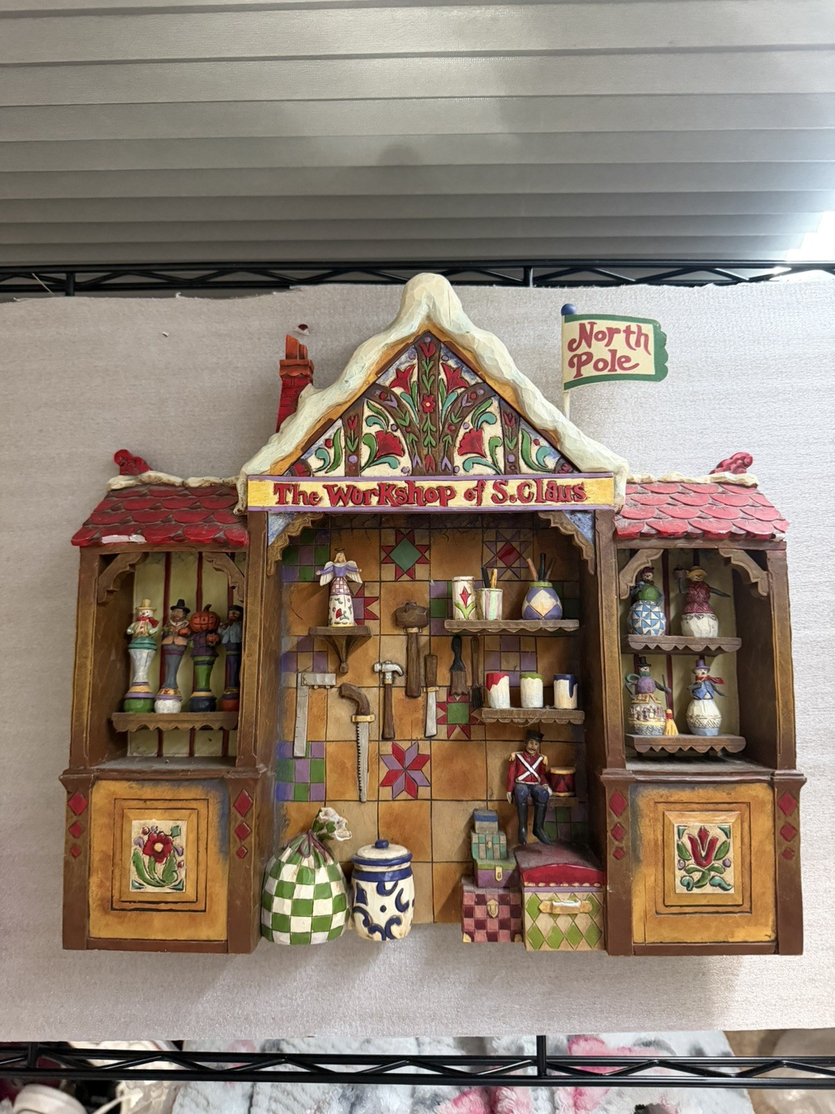 Jim Shore Santa's Elves Workshop 2007 Heartwood Creek #4008233 WORKSHOP ONLY