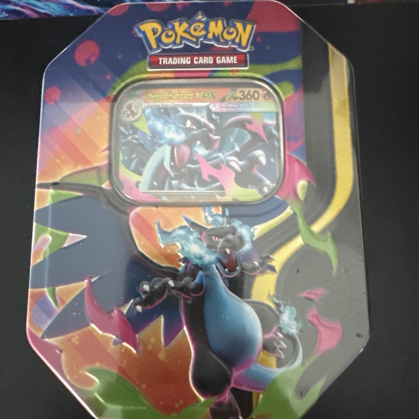 Pokémon TCG: Mega Charizard X ex Tin - Brand New & Sealed