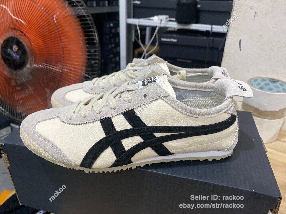 New Onitsuka Tiger Mexico 66 Sneakers Unisex Birch/Black Shoes #1183B391-200
