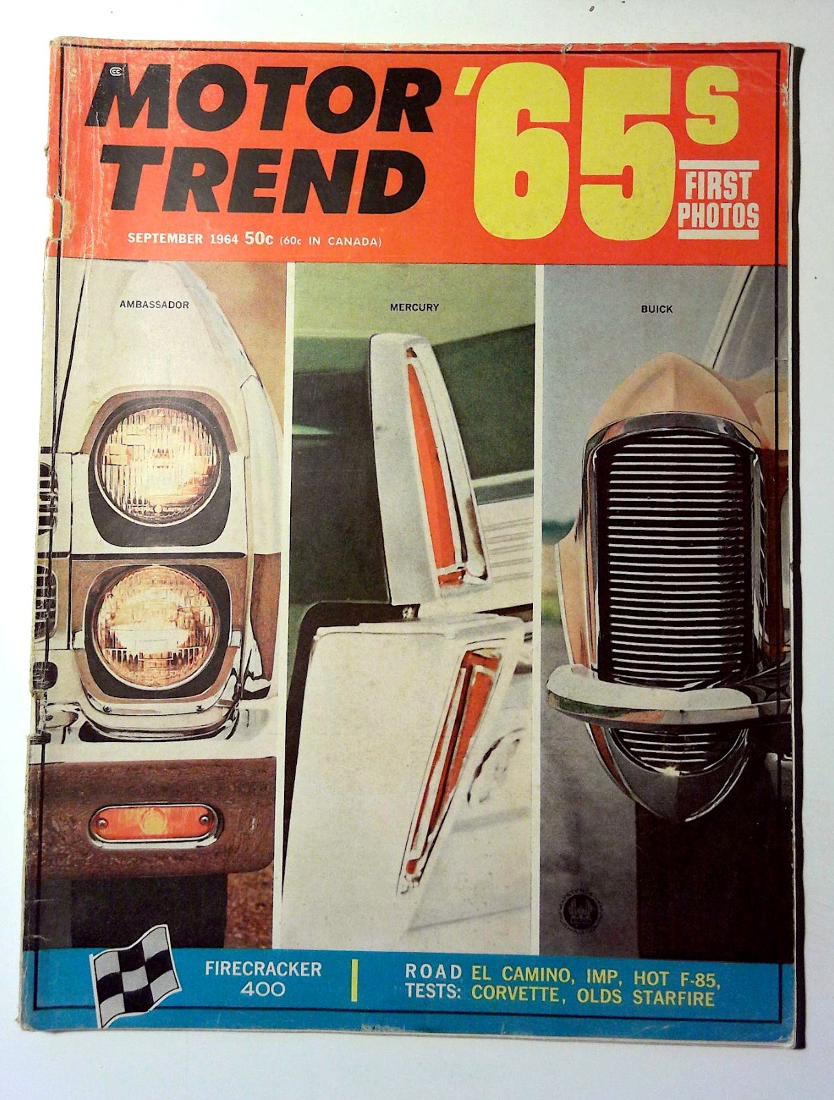 Motor Trend Vintage 1964 Car Magazine Vol. 16 No. 9 September Illustrated Motor Trend Vintage 1964 Car Magazine Vol. 16 No. 9 September Illustrated