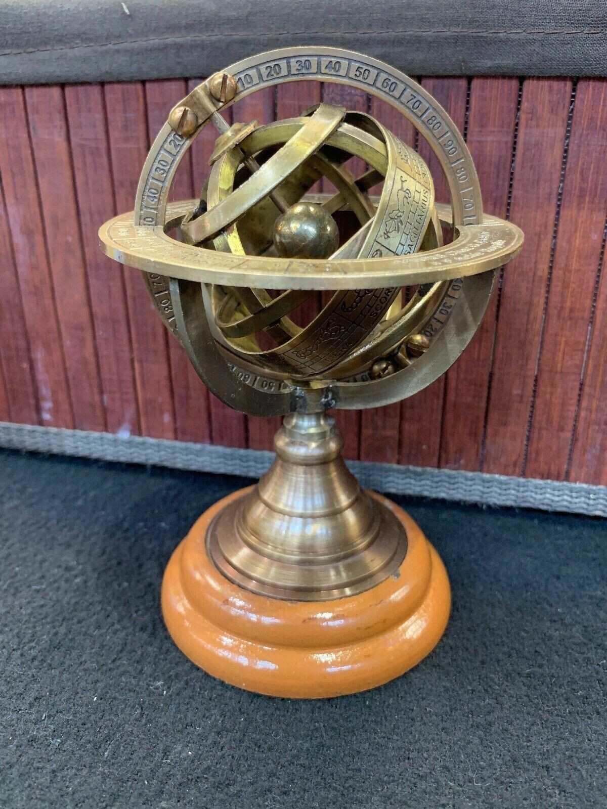 ARMILLARY VINTAGE BRASS ARMILLIARY SPHERE GLOBE RETRO SHIPS MELBOURNE GIFT ARMILLARY VINTAGE BRASS ARMILLIARY SPHERE GLOBE RETRO SHIPS MELBOURNE GIFT