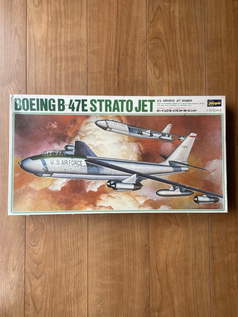 Hasegawa Boeing B47E Stratojet 1/72 Model Kit Plastic Ready to Display