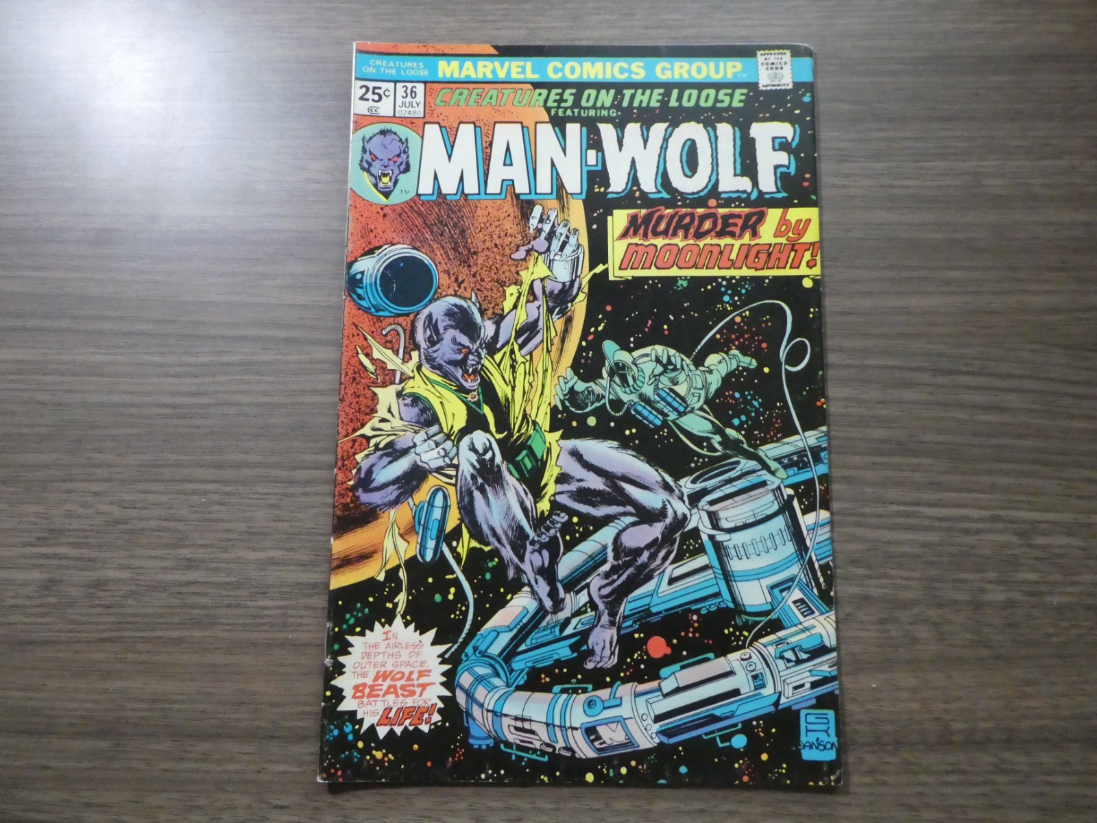 Creatures on the Loose 36 1975 Marvel Comics Man Wolf Gil Kane George Perez