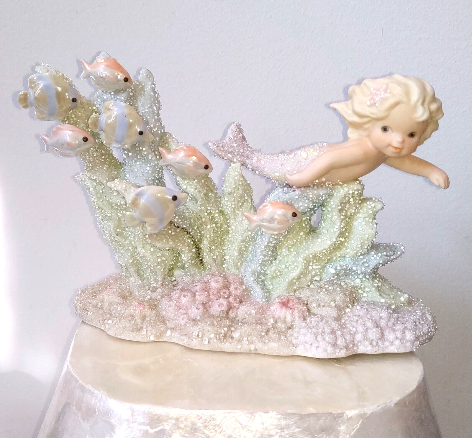 ENESCO CORAL KINGDOM MERMAID FIGURINE   \