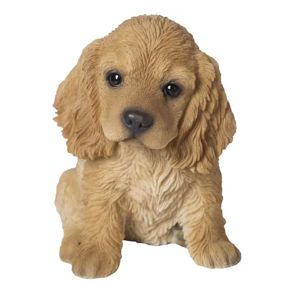 Cream-Coloured Cocker Spaniel - Garden Statue Cream-Coloured Cocker Spaniel - Garden Statue