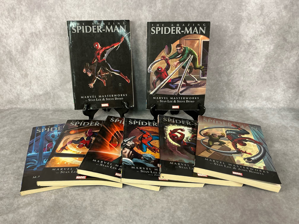 Marvel Masterworks: The Amazing Spider-Man Volumes 1-8 TPB Comic Book Set Marvel Masterworks: The Amazing Spider-Man Volumes 1-8 TPB Comic Book Set