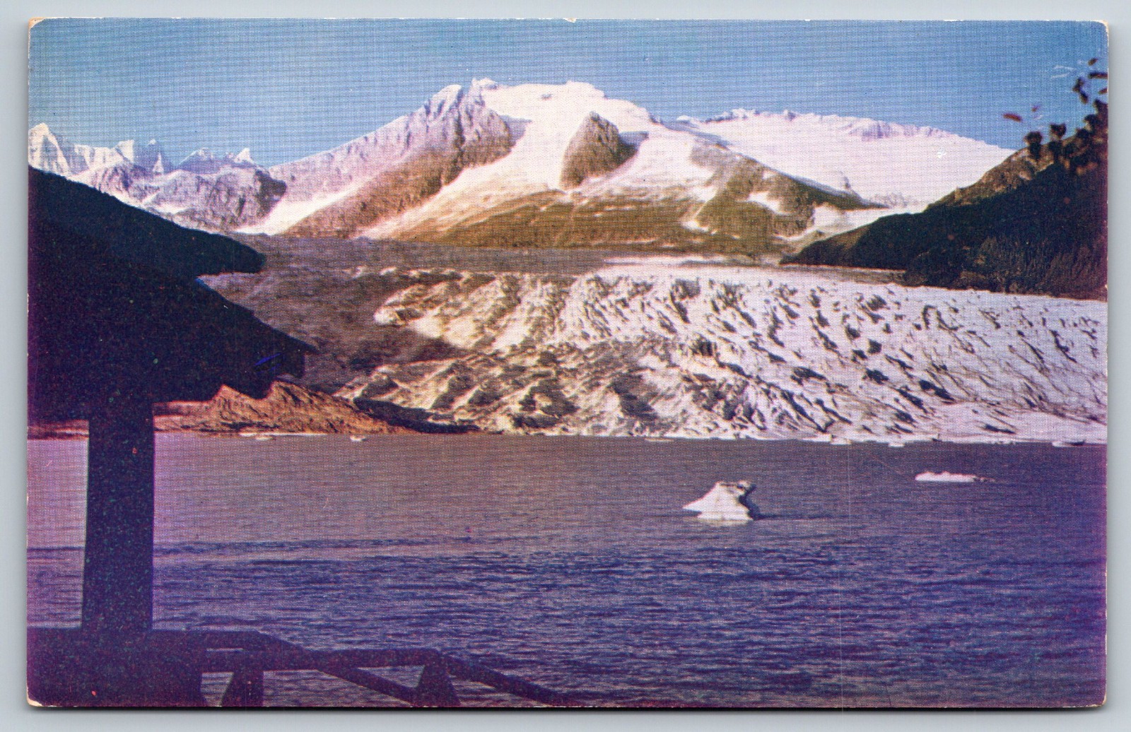 Vintage Postcard Mendenhall Glacier Alaska