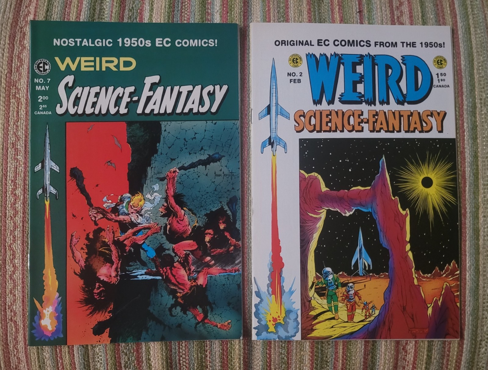 Weird Science-Fantasy Comic Bundle Issues #2 and #7 Reprint EXCELLENT CONDITION Weird Science-Fantasy Comic Bundle Issues #2 and #7 Reprint EXCELLENT CONDITION