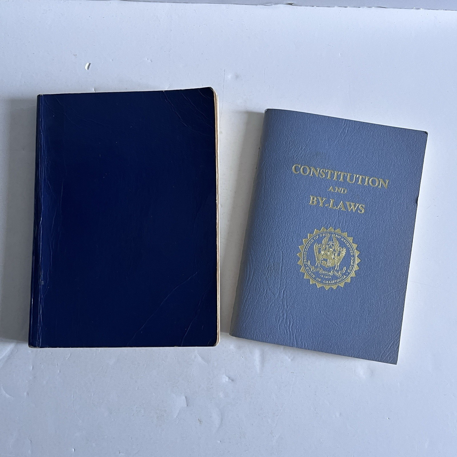 Vtg 1984 1990 Grand Lodge California Freemason Masonic Cipher & By-Laws Books