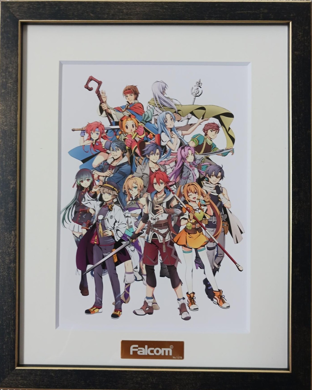 Trails 45th Legend of Heroes Serial Numbered Framed Art Falcom Ys Not For Sale
