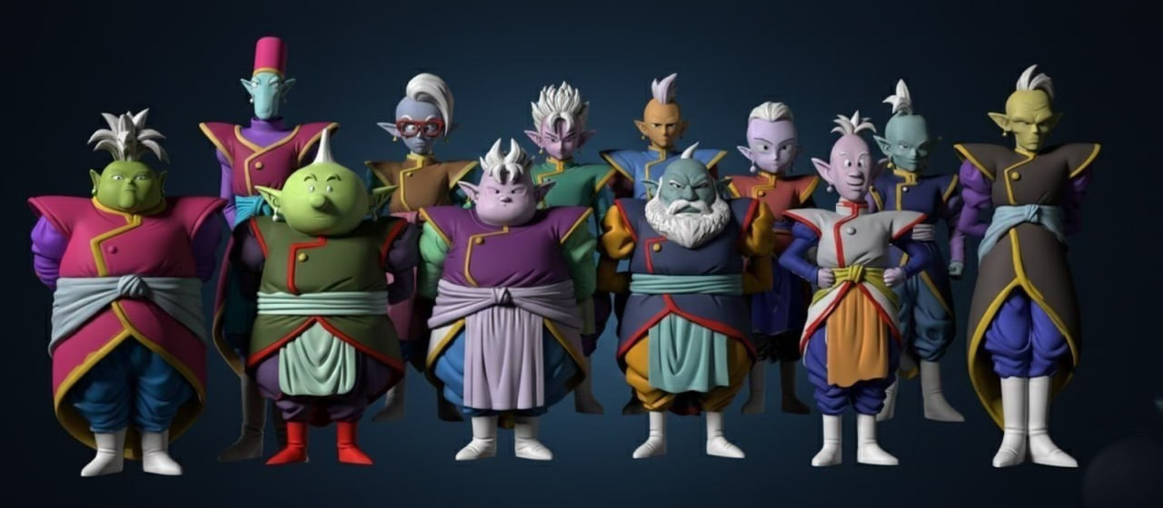 CUSTOM  Dragonball  hg scale 6-10.5 cm  king kai about 109usd each