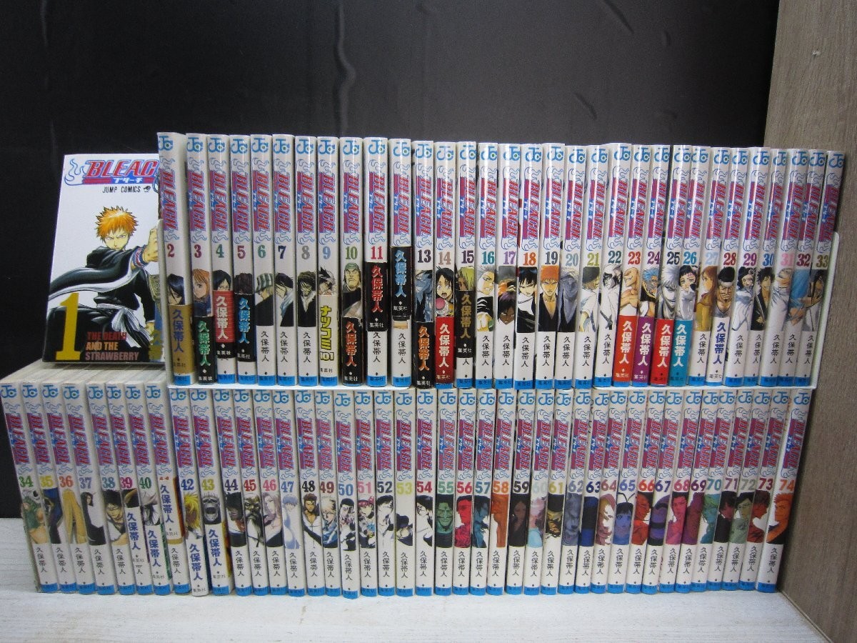 BLEACH Japanese Language Vol.1-74 Complete Full Set Manga Comics Taito Kubo