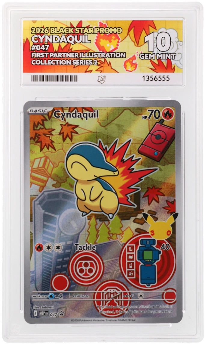 ACE 10 Cyndaquil 047 Black Star Promo Pokemon Gem Mint