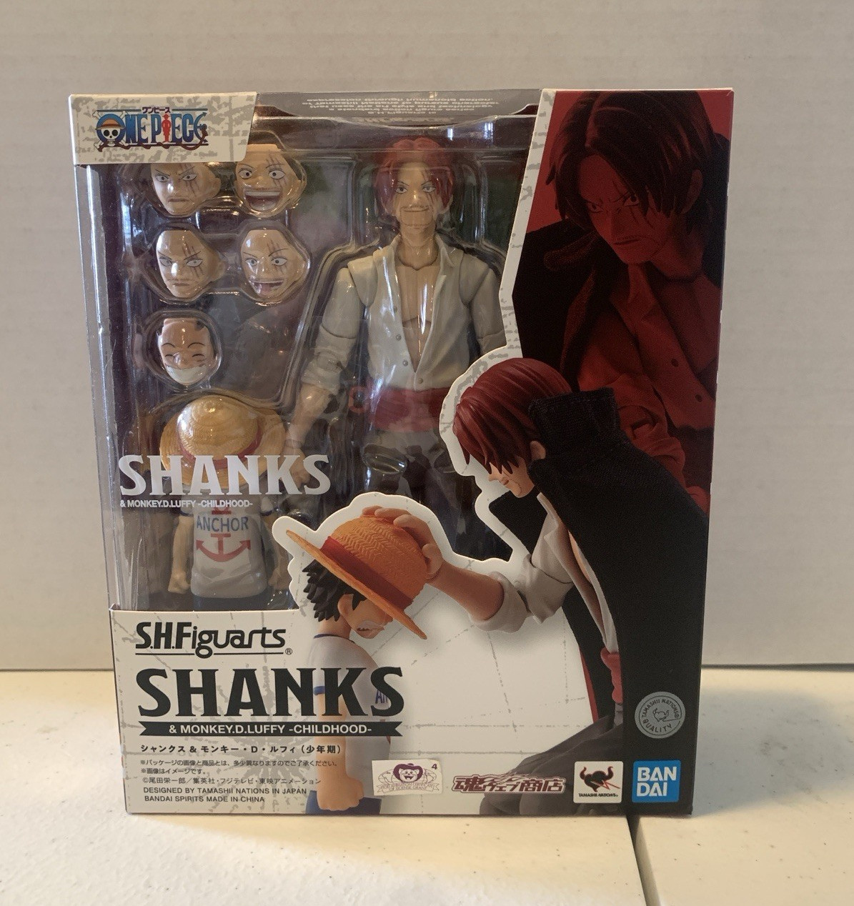 S.H.Figuarts One Piece Shanks & Monkey D. Luffy Action Figure