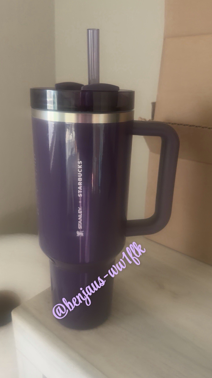 Stanley + Starbucks Plum Dark Purple Tumbler 40oz 2026 Target Exclusive