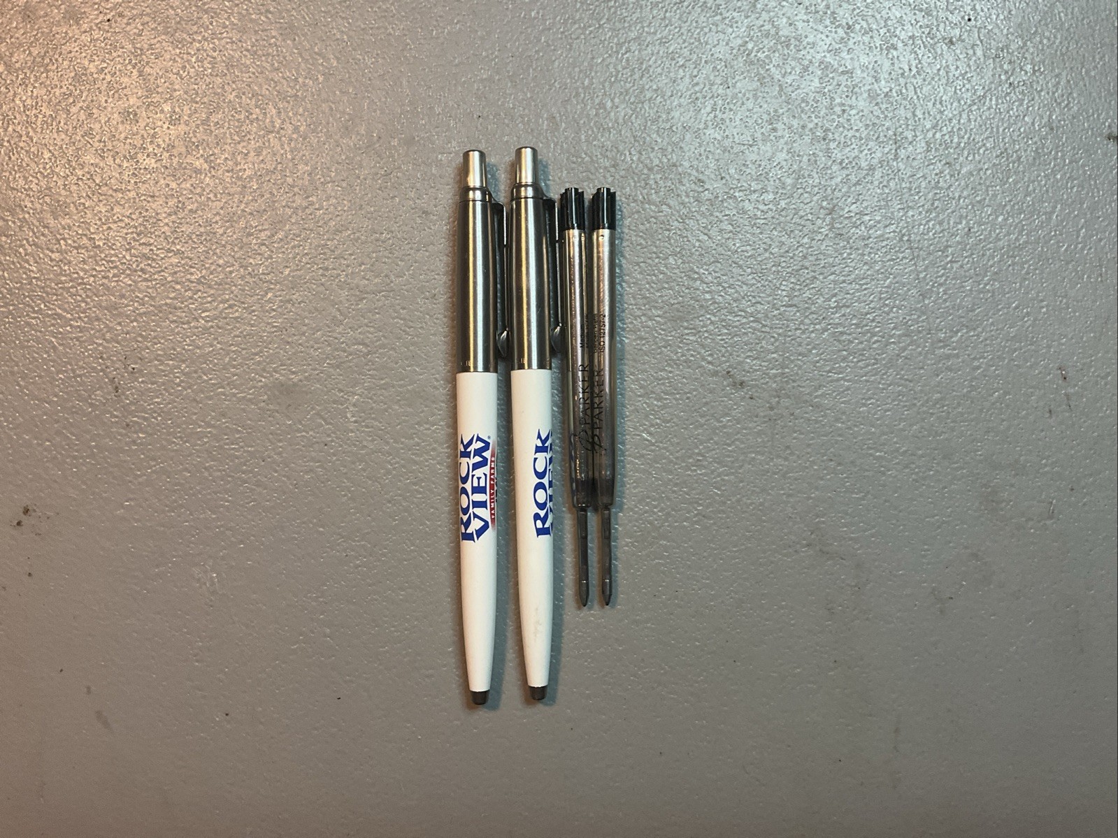 NEW - Lot Of 2 Vintage Parker Jotter Ballpoint Pens Black Made in U.K