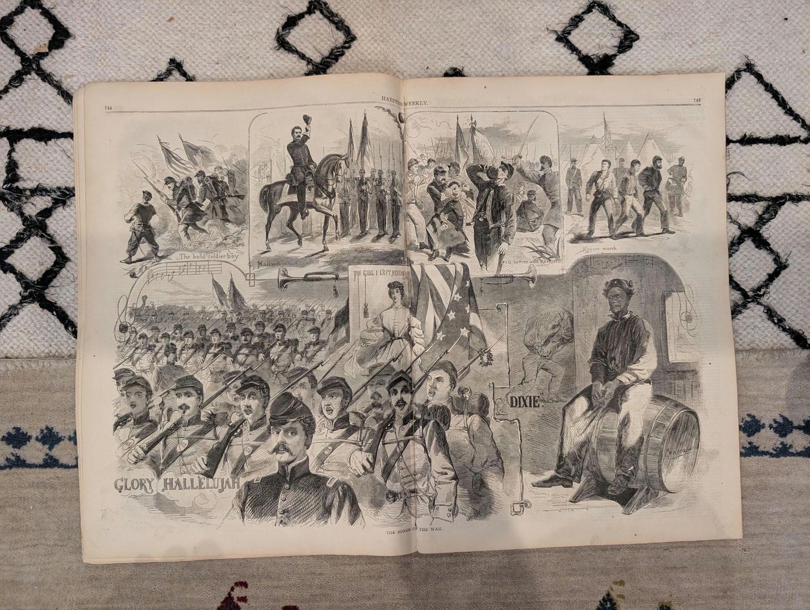 1861 Winslow Homer Songs of War Harpers Weekly Nov 23 Jim Lane Missouri