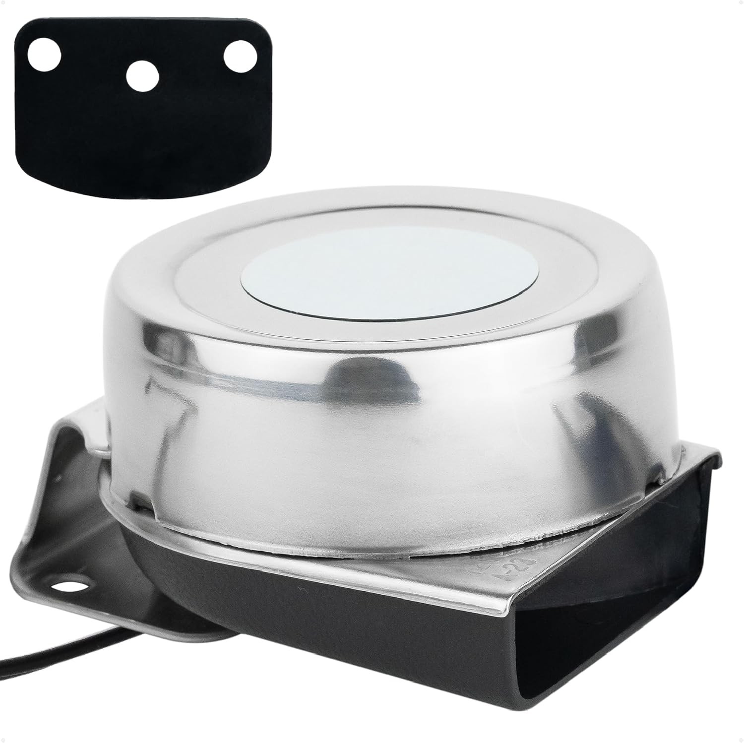 Marine Boat Horn 120 dB 12V Silver FO-600 Universal Fit Compact Electric Single Marine Boat Horn 120 dB 12V Silver FO-600 Universal Fit Compact Electric Single