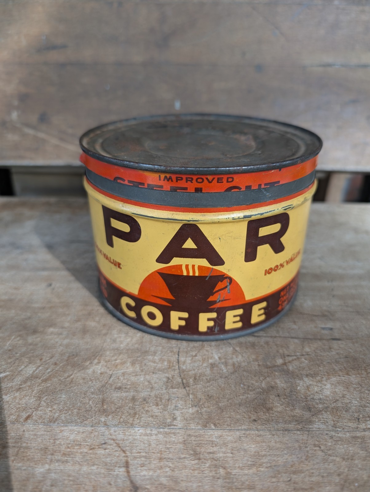 Vintage 1940\'s Par Coffee Tin A General Foods Product Very Nice Vintage 1940\'s Par Coffee Tin A General Foods Product Very Nice