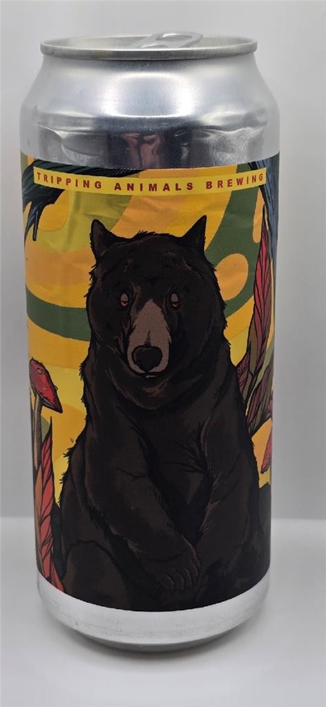 Craft Beer Can Tripping Animals & Goal Brewing Company Cali\' Bear Trip DIPA