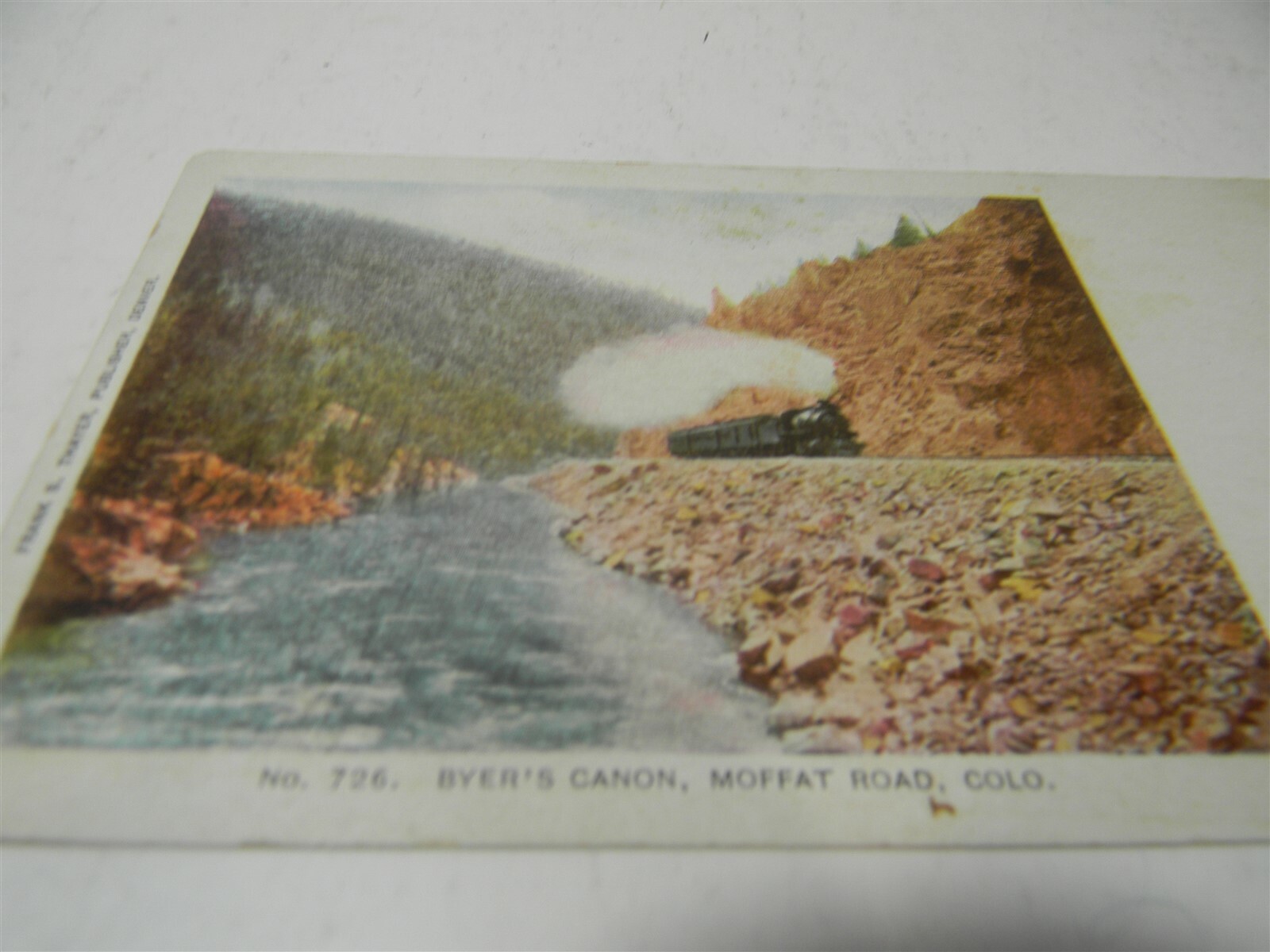 Vintage UDB Byer's Canon Moffat Road Locomotive Colorado UDB Postcard P13