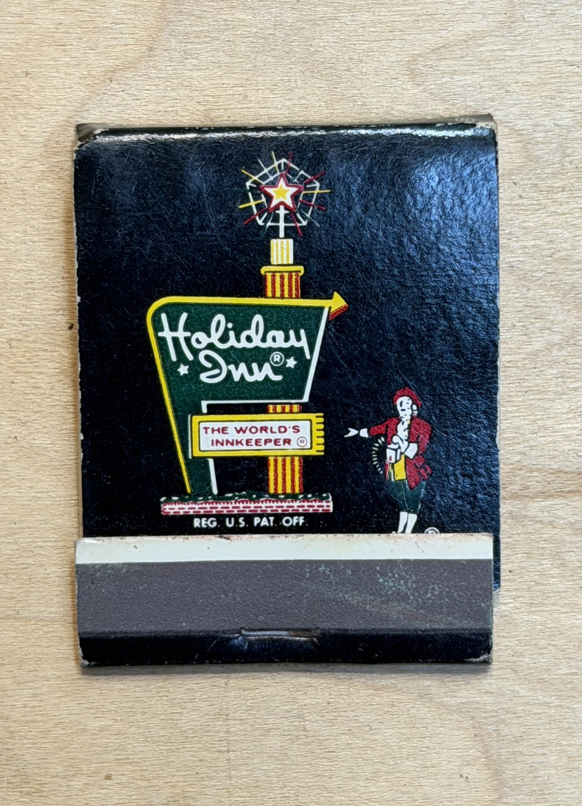 Vintage Holiday Inn Riverside Hotel Motel Advertising Matchbook - Missing one