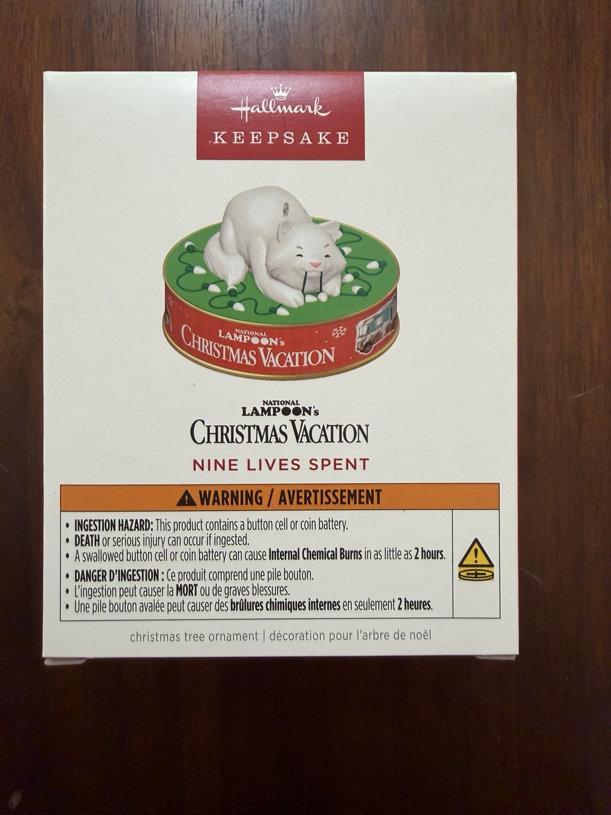 2026 Hallmark Ornament Nat’l Lampoon’s Christmas Vacation Nine Lives Spent