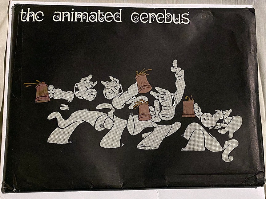 CEREBUS - Animated Cerebus Portfolio #0 1983  signature plate signed by Dave Sim