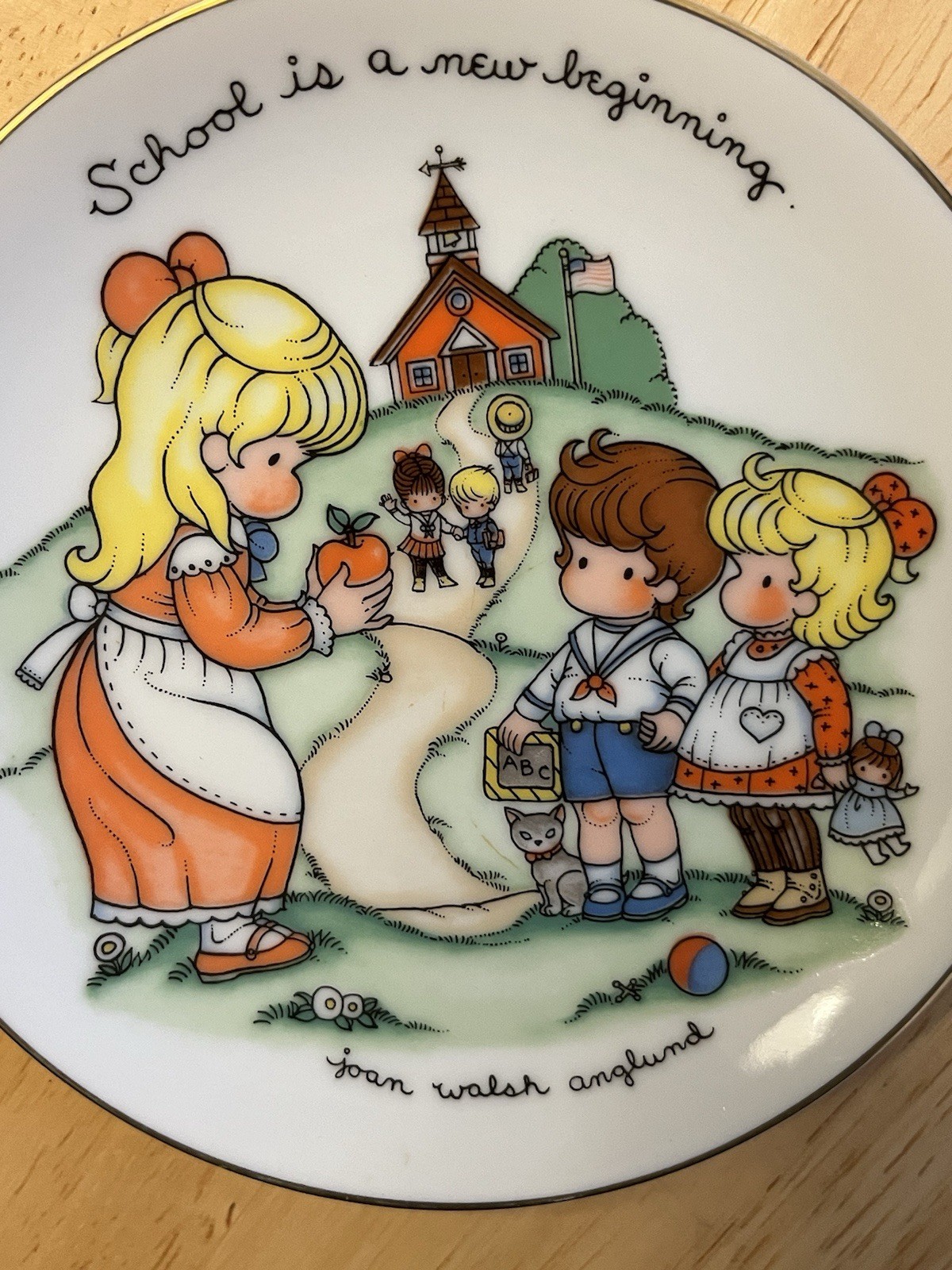 Avon “School Is A New Beginning” Comemorative Plate