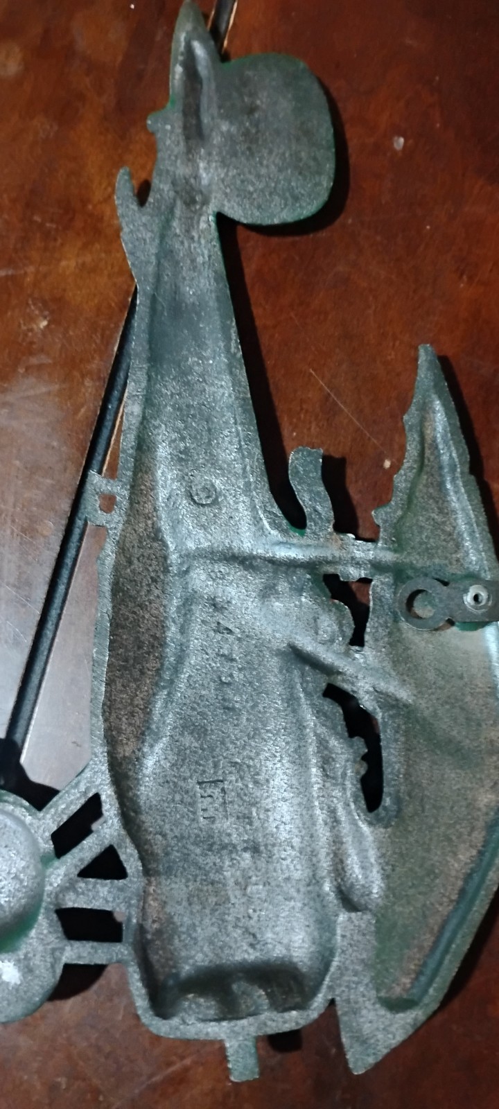 Vintage Homco 1975 Cast Metal Biplane Wall Plaque