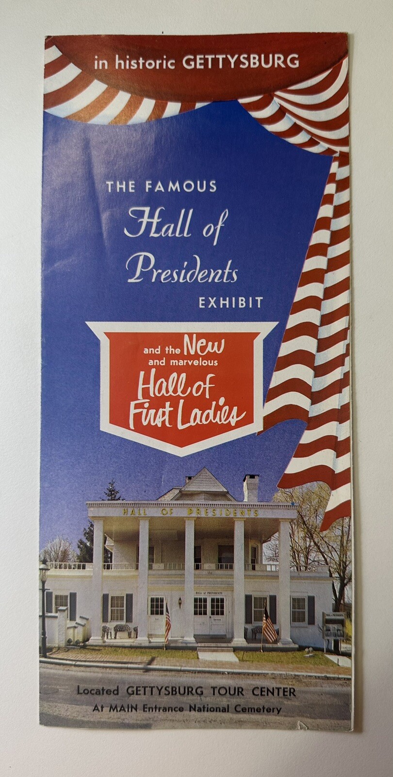 Vintage Hall of Presidents with First Lady’s Gettysburg Pa 1956