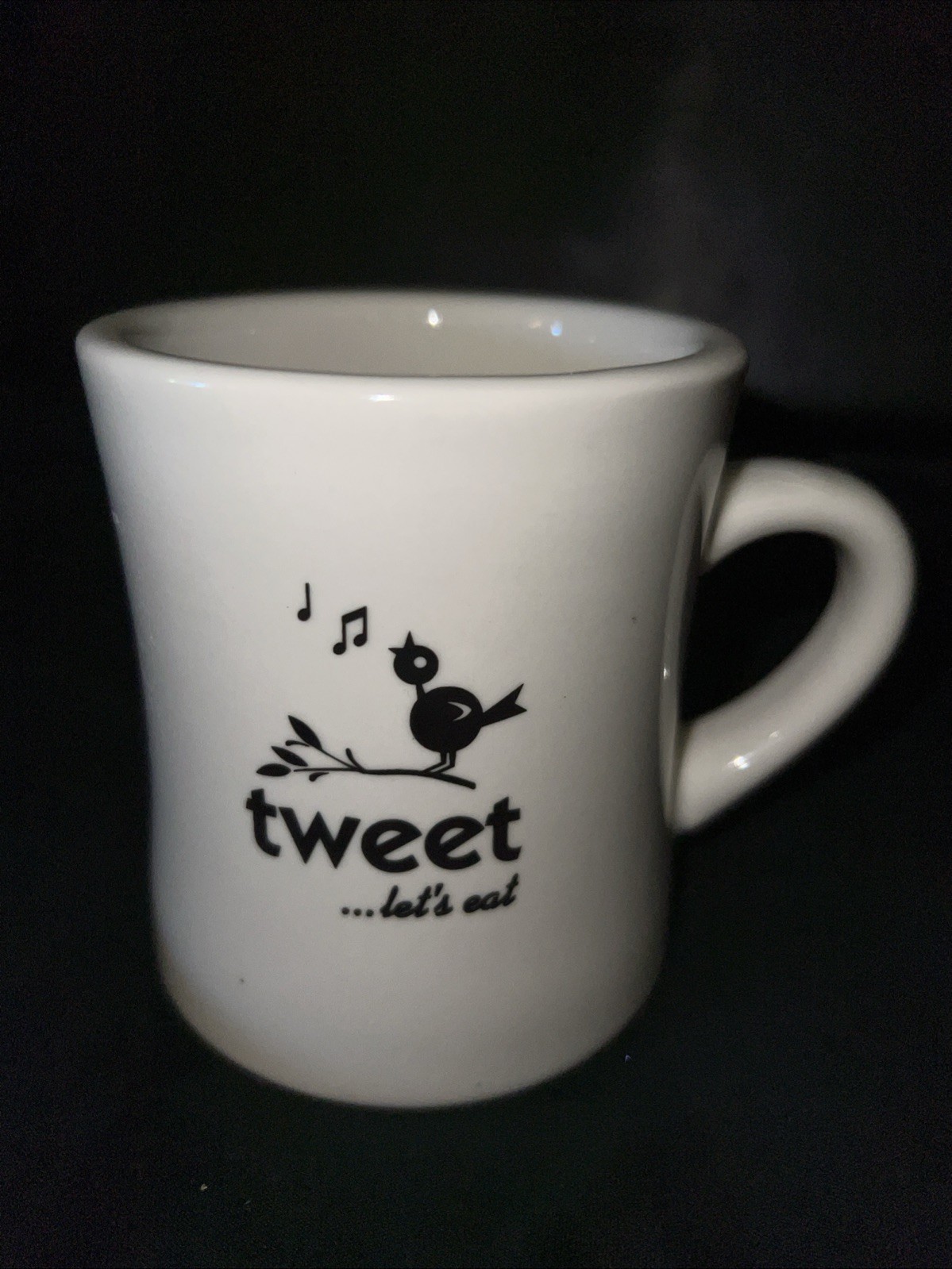 10 Oz Intelligentsia Coffee Diner Mug Tweet Let\'s Eat Bird Advertising Chicago 10 Oz Intelligentsia Coffee Diner Mug Tweet Let\'s Eat Bird Advertising Chicago