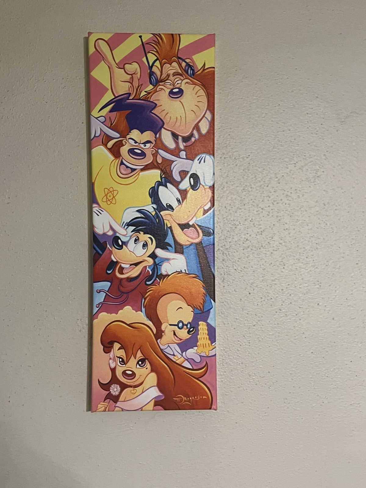 The Perfect Cast Tim Rogerson - Treasure On Canvas Disney Fine Art Goofy Movie