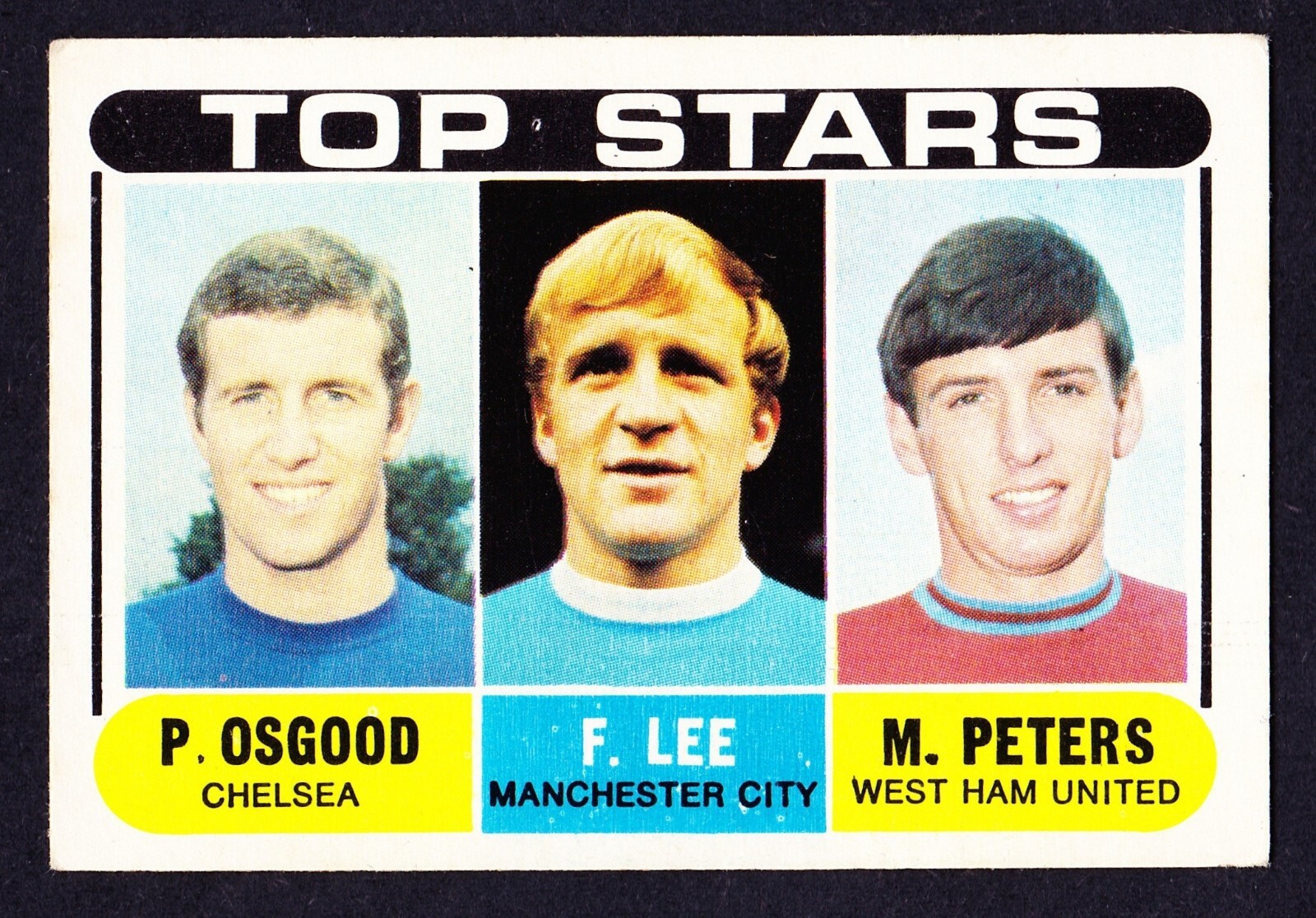 A&BC FOOTBALLERS (FOOTBALL FACTS 65-117) 1969 Unmarked Checklist (5 Lines) *Exc*