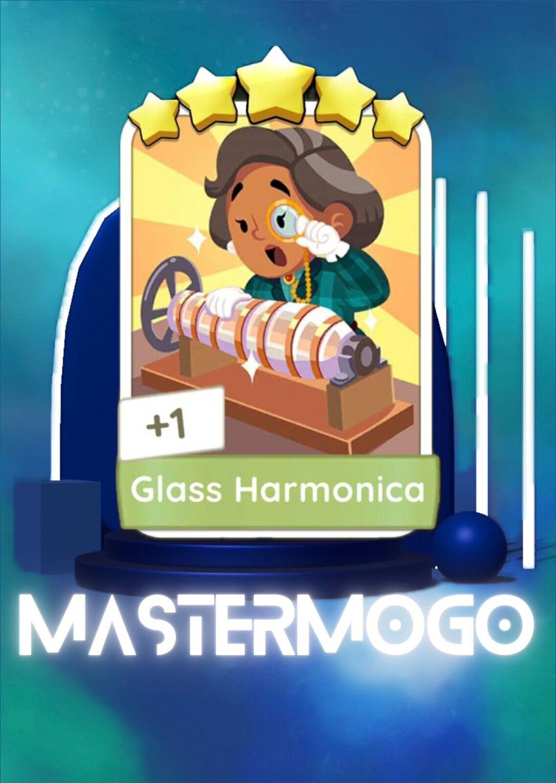 Monopoly Go- Glass Harmonica 5 ⭐- set #17 Sticker