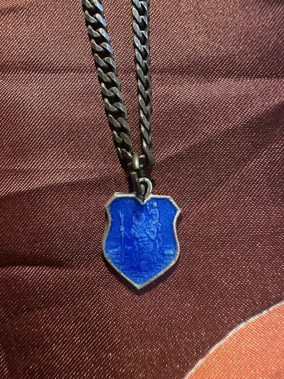 Imogene & Willie One Of A Kind Vintage “St Christopher” Medal Pendant