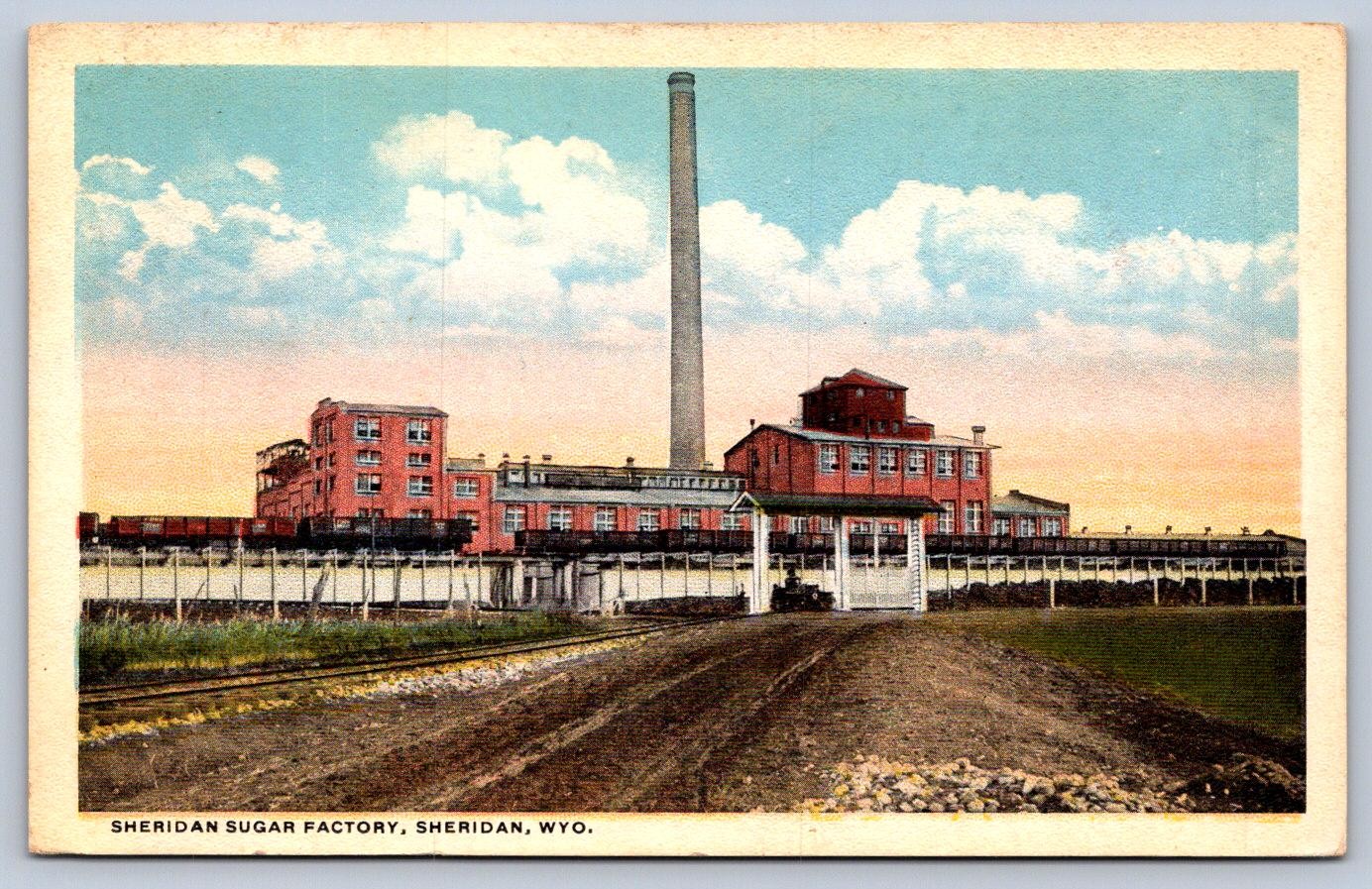 K61/ Sheridan Wyoming Postcard c1920 Sheridan Sugar Factory 221