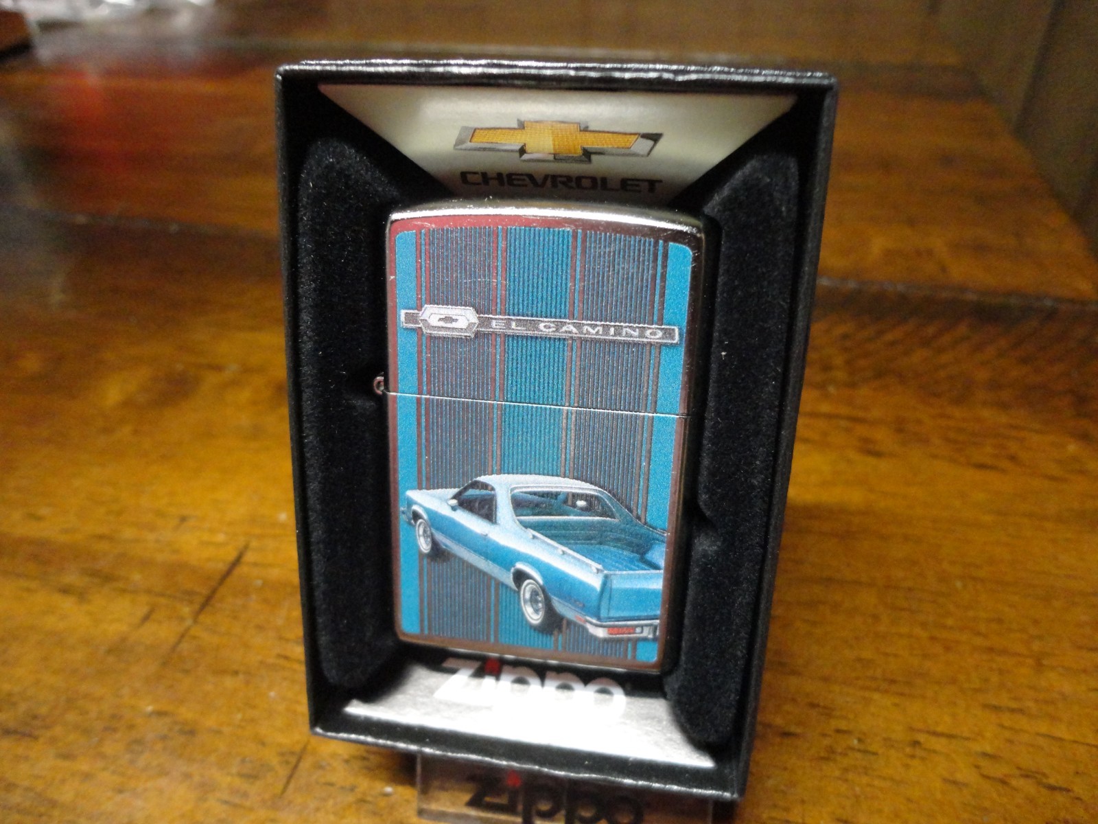CHEVROLET CHEVY EL CAMINO ZIPPO LIGHTER MINT IN BOX