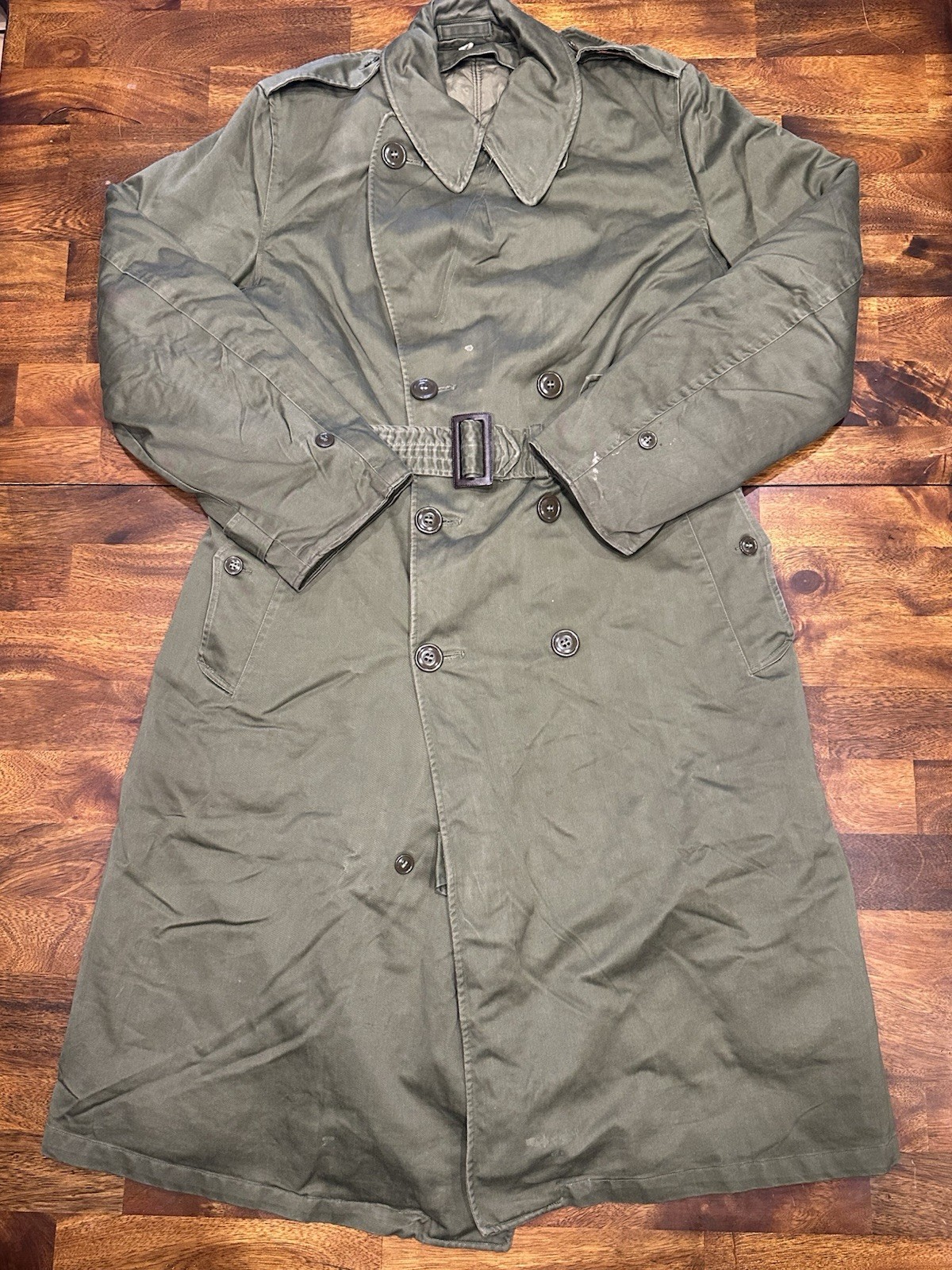 Korean War Era Military Issue Overcoat Parka w/ Wool Liner 1951-1952 OD-7 Korean War Era Military Issue Overcoat Parka w/ Wool Liner 1951-1952 OD-7