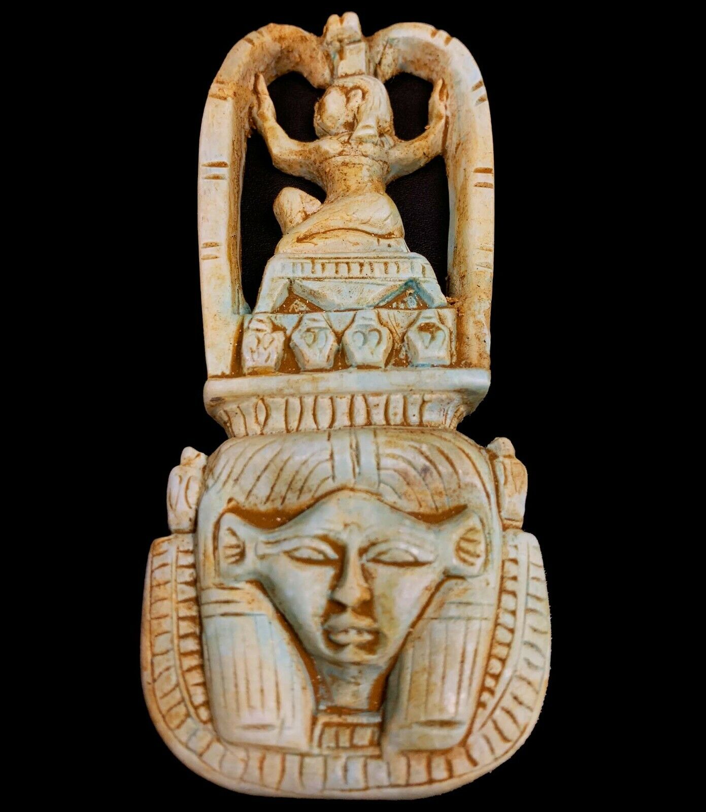 Real Face of The Egyptian Hathor goddess of the sky & fertility and Love