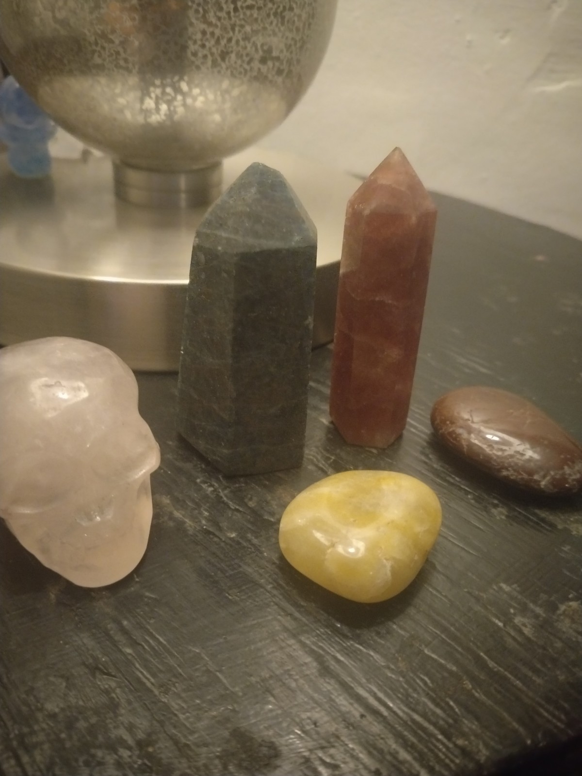 Crystal Quartz Healing Lot of 5 Pieces Natural Gemstone Wholesale Lot Mix Size