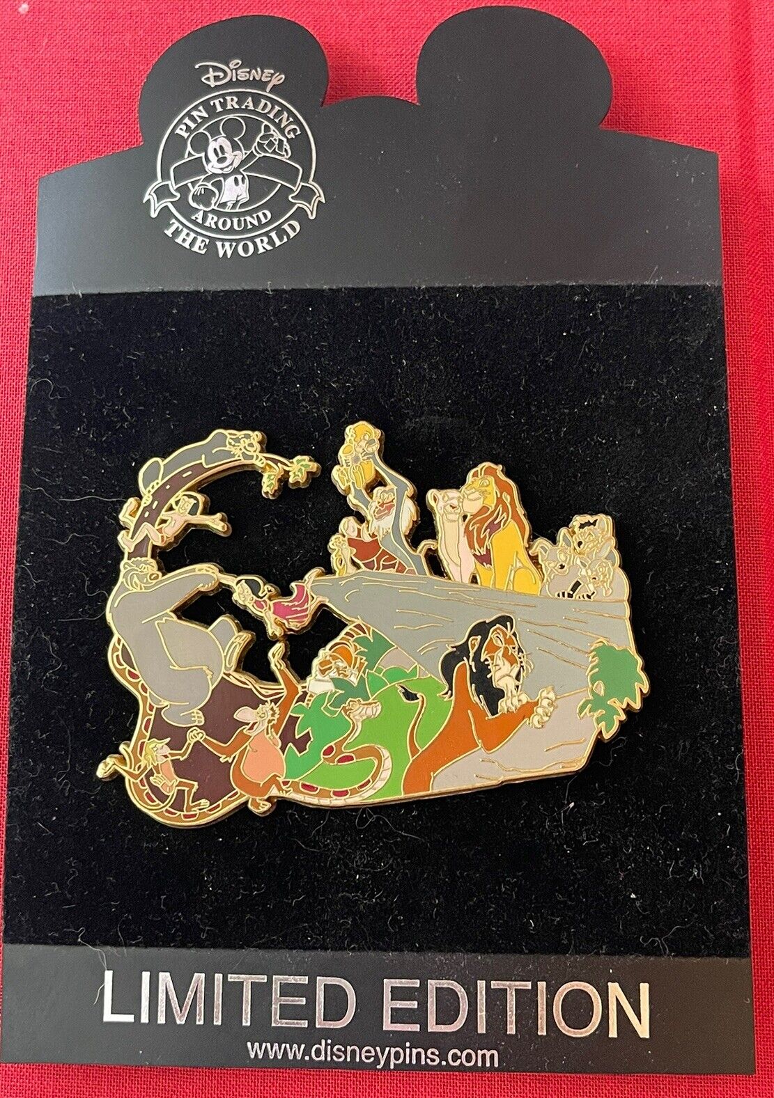 Disney Shopping Pin Lion King Meets Jungle Book Cluster LE 500