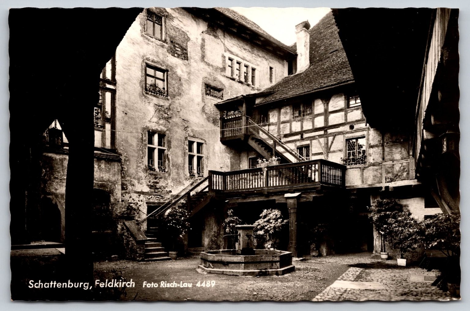 Schattenburg Feldkirch Austria RPPC Perutz Film Vintage Postcard F439