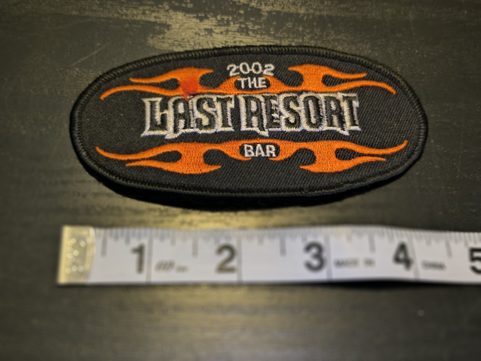 The Last Resort Bar Vest Patch 2002 Rare  Vintage Daytona World Famous Bar
