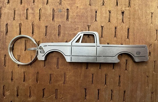 Second Generation 1967-1972 C10 Stainless Steel Keychain bottle opener