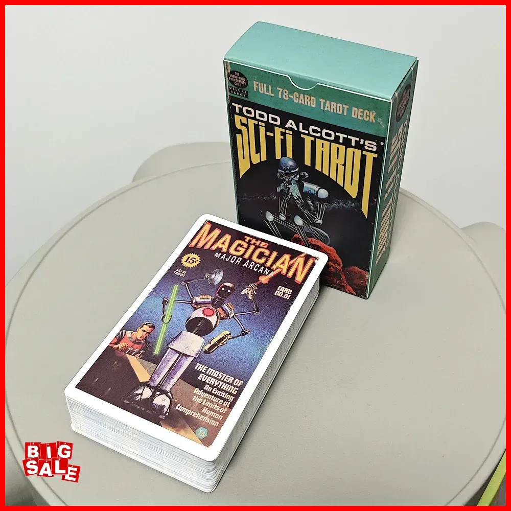 Todd Alcott\'s Sci-Fi Tarot 12*7cm Science-Fiction-themed Tarot Deck 78 Pcs Tarot